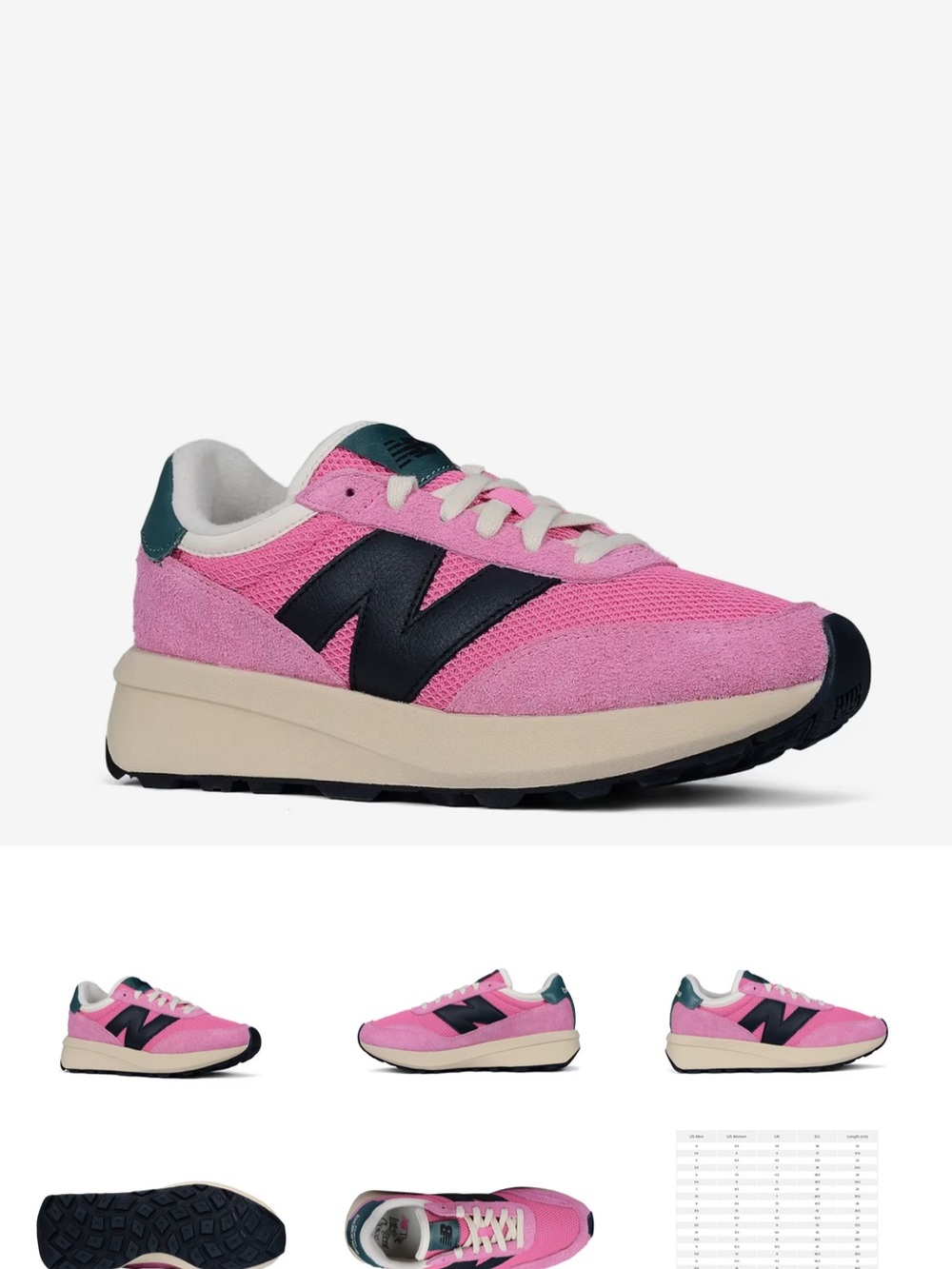New Balance Pink 370